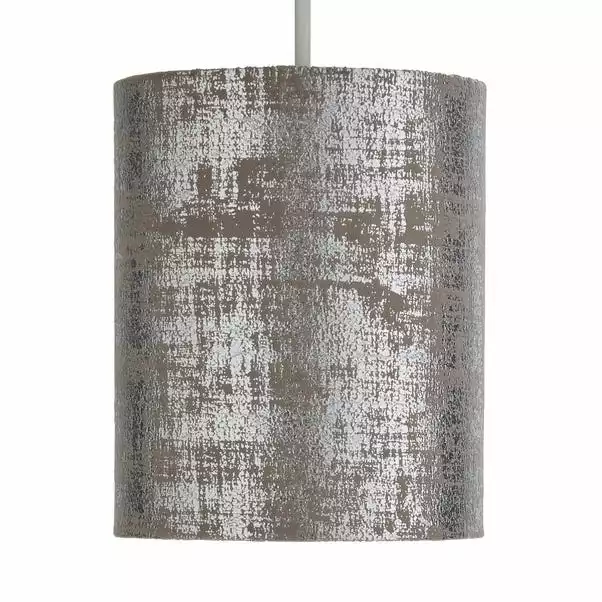 Dunelm Romano 18cm Cylinder Silver Lamp Shade 6 Dunelm Romano 18cm Cylinder Silver Lamp Shade - Image 4