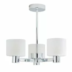 Dunelm Erin Frosted 3 Light Ceiling Fitting 12 Dunelm Erin Frosted 3 Light Ceiling Fitting -all lighting Sales Store 30818153 alt04
