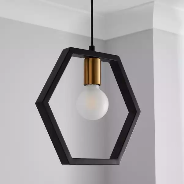 Dunelm Hexa 1 Light Ceiling Fitting 4 Dunelm Hexa 1 Light Ceiling Fitting - Image 2