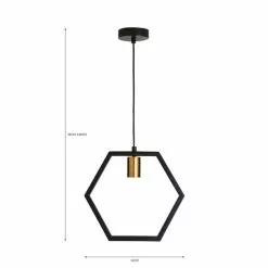 Dunelm Hexa 1 Light Ceiling Fitting 13 Dunelm Hexa 1 Light Ceiling Fitting -all lighting Sales Store 30818432 alt07