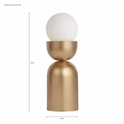 Dunelm Lunebar Touch Table Lamp -all lighting Sales Store 30818434 alt07