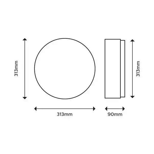 Philips Balance Integrated LED Bathroom Ceiling Light 5 Philips Balance Integrated LED Bathroom Ceiling Light - Image 3