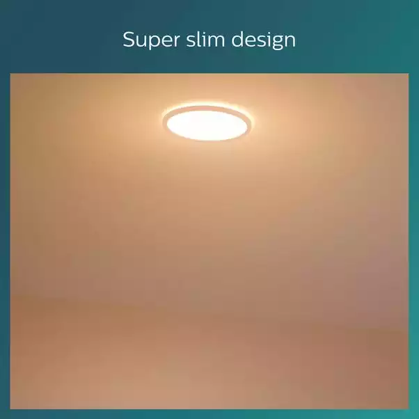 Philips Superslim Integrated LED Ceiling Light, Warm White 8 Philips Superslim Integrated LED Ceiling Light, Warm White - Image 6