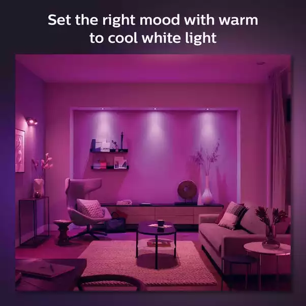 Philips HUE Set Of 3 Centura Smart LED Ceiling Spotlights 6 Philips HUE Set Of 3 Centura Smart LED Ceiling Spotlights - Image 4