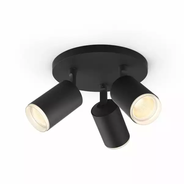 Philips HUE Fugato 3 Light Smart LED Ceiling Spotlight Plate 4 Philips HUE Fugato 3 Light Smart LED Ceiling Spotlight Plate - Image 2