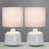 Dunelm Oslo Set Of 2 Ceramic Dove Grey Table Lamp 1 Dunelm Oslo Set Of 2 Ceramic Dove Grey Table Lamp -all lighting Sales Store 60210631