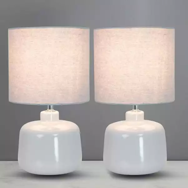 Dunelm Oslo Set Of 2 Ceramic Dove Grey Table Lamp 3 Dunelm Oslo Set Of 2 Ceramic Dove Grey Table Lamp