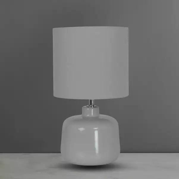 Dunelm Oslo Set Of 2 Ceramic Dove Grey Table Lamp 5 Dunelm Oslo Set Of 2 Ceramic Dove Grey Table Lamp - Image 3